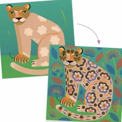 Hot Coffret créatif Tampons Motifs et pelages Dessin Et Peinture