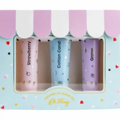 Hot Coffret de 3 Lipgloss parfumés Accessoires De Déguisement