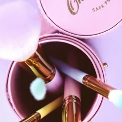 Clearance Coffret de 5 pinceaux de maquillage Arc-en-ciel Accessoires De Déguisement