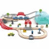 Sale Coffret de train de la ville 2 en 1 Petites Voitures, Véhicules Et Circuits