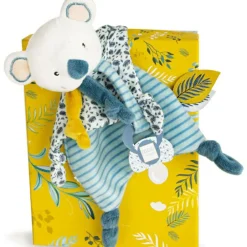 New Coffret doudou attache sucette Yoca le koala (20 cm) Doudou Attache Sucette