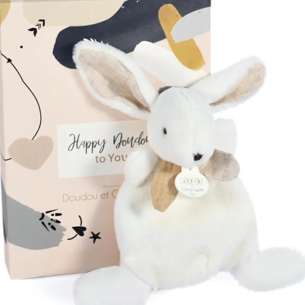 Online Coffret doudou Lapin Happy Wild Doudou Plat