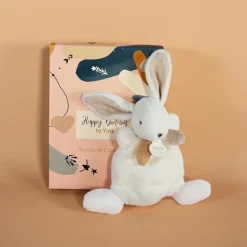 Online Coffret doudou Lapin Happy Wild Doudou Plat