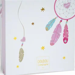 Outlet Coffret doudou pétales Chat Attrape-rêves Doudou Plat