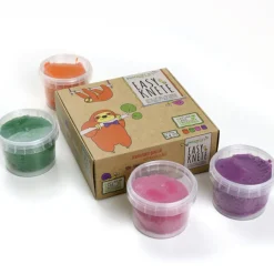 Clearance Coffret Loki pâte à modeler naturelle et vegan (assort. 4 pots) Pâte À Modeler Et Accessoires