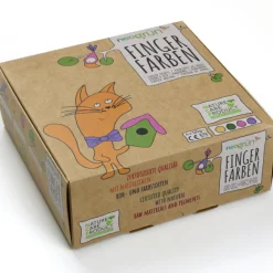 Hot Coffret Luka peinture aux doigts naturelle et vegan (assort. 4 pots) Dessin Et Peinture