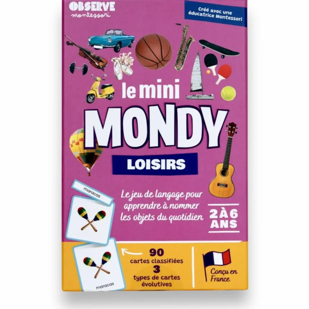 Discount Coffret Mini Mondy (jeu de langage autour des loisirs) Apprentissage Du Temps Et Quotidien