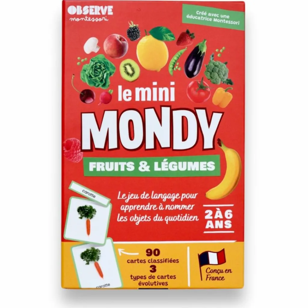 New Coffret Mini Mondy (jeu de langage autour des fruits et légumes) Apprentissage Du Temps Et Quotidien