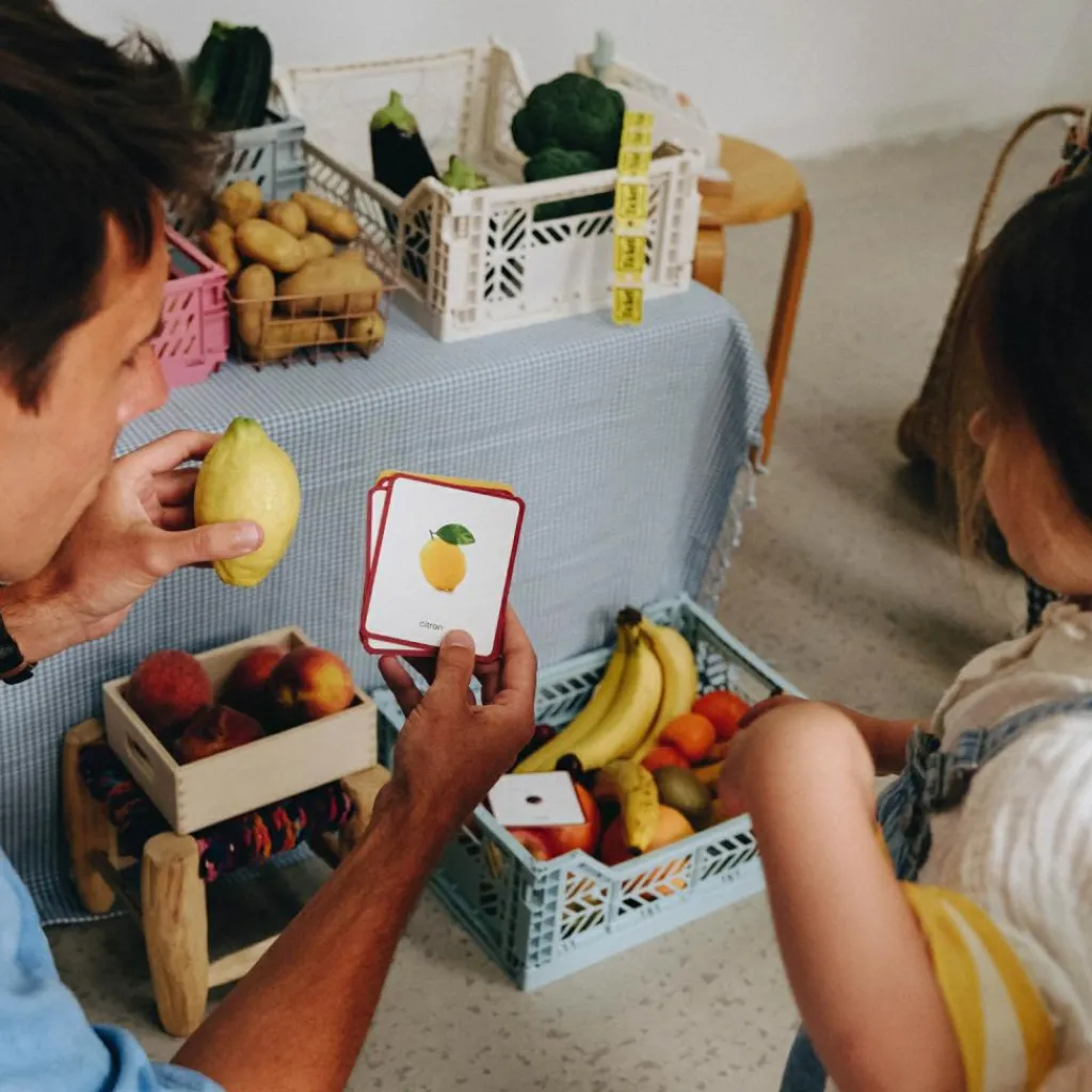 New Coffret Mini Mondy (jeu de langage autour des fruits et légumes) Apprentissage Du Temps Et Quotidien