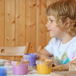 New Coffret Nori 2 pots noir + blanc peinture aux doigts naturelle et vegan Dessin Et Peinture