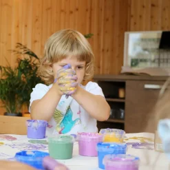 Best Coffret Nori 2 pots rose + violet peinture aux doigts naturelle et vegan Dessin Et Peinture