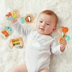 Coffret sensoriel hochets multi-âge Hochet