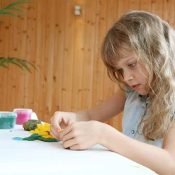 Coffret Yuki pâte à modeler naturelle et vegan (assort. 4 pots) Pâte À Modeler Et Accessoires