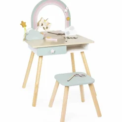 Best Coiffeuse en bois Licorne et accessoires Coin Beauté / Barbier