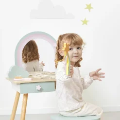 Best Coiffeuse en bois Licorne et accessoires Coin Beauté / Barbier