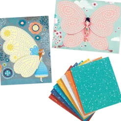 Collages mosaïques Papillons Activités Manuelles