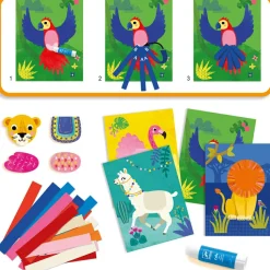 Outlet Collages pour les petits avec des bouclettes Activités Manuelles