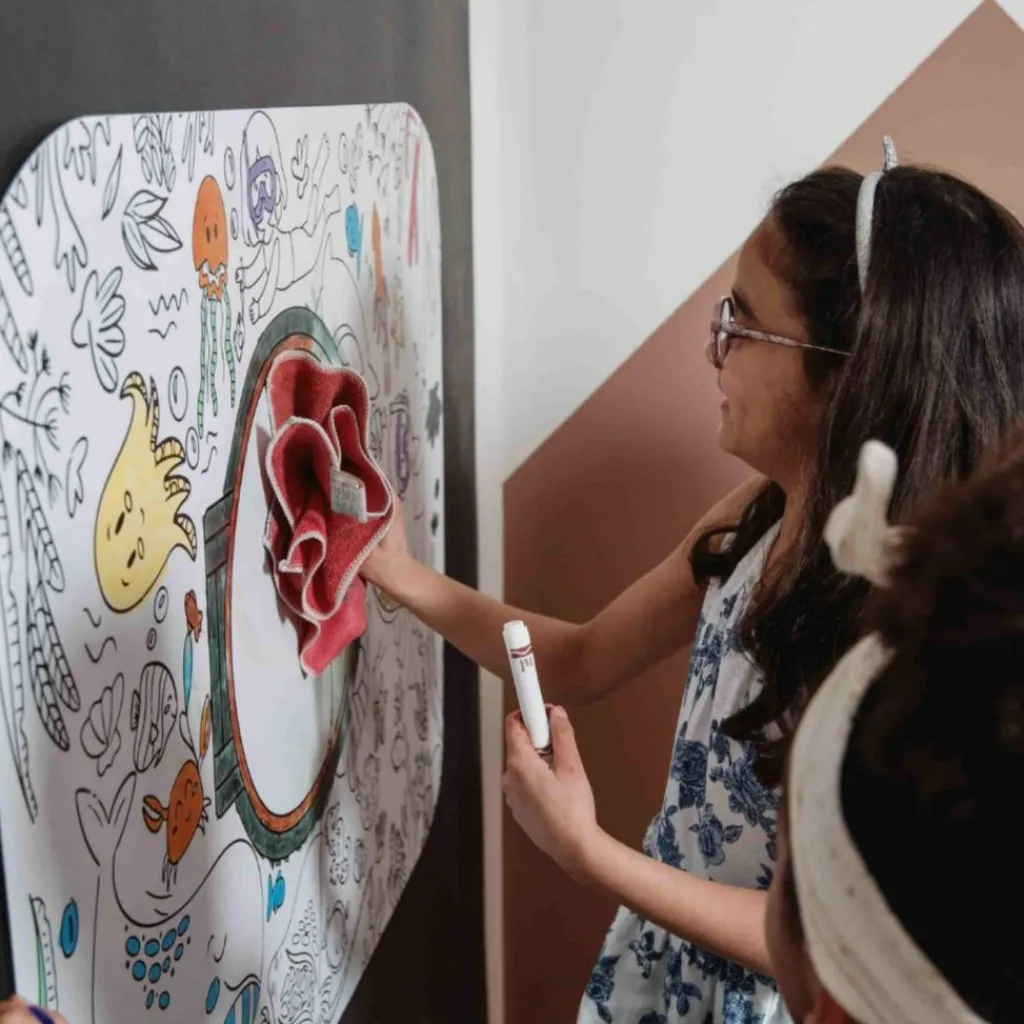 Best Coloriage géant Coloriboard Plongée (1 pièce) Dessin Et Peinture