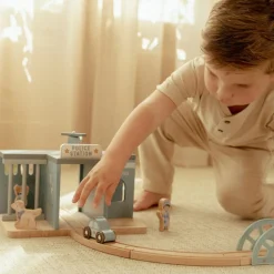 Hot Commissariat de police en bois Petites Voitures, Véhicules Et Circuits