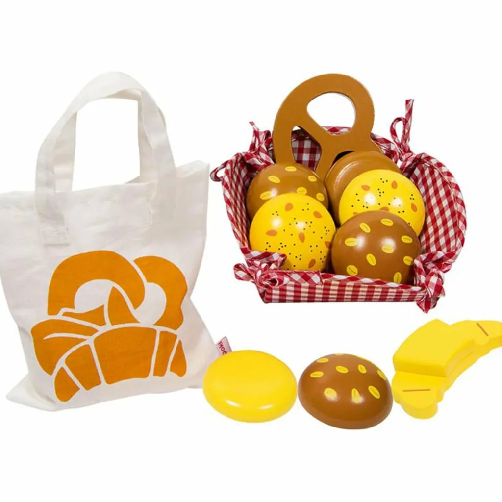 Clearance Corbeille du boulanger (11 pièces) Dînette Et Aliments Factices