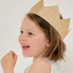 Online Couronne à paillettes Dorée Accessoires De Déguisement