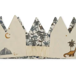 Online Couronne d'anniversaire en tissu Dino personnalisable Accessoires De Déguisement