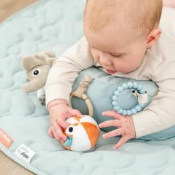 Discount Coussin d'éveil Tummy time Playground Bleu Jouet D'Activités