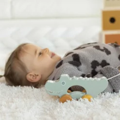 Discount Crocodile en bois à tirer Jouet À Tirer / Pousser