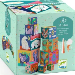 Outlet Cube à empiler Animaux sauvages Jouet À Empiler