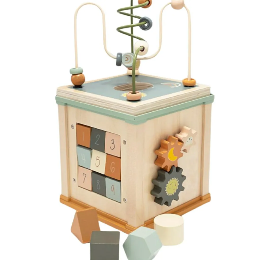 New Cube d'activités en bois Balle / Cube D'Activités