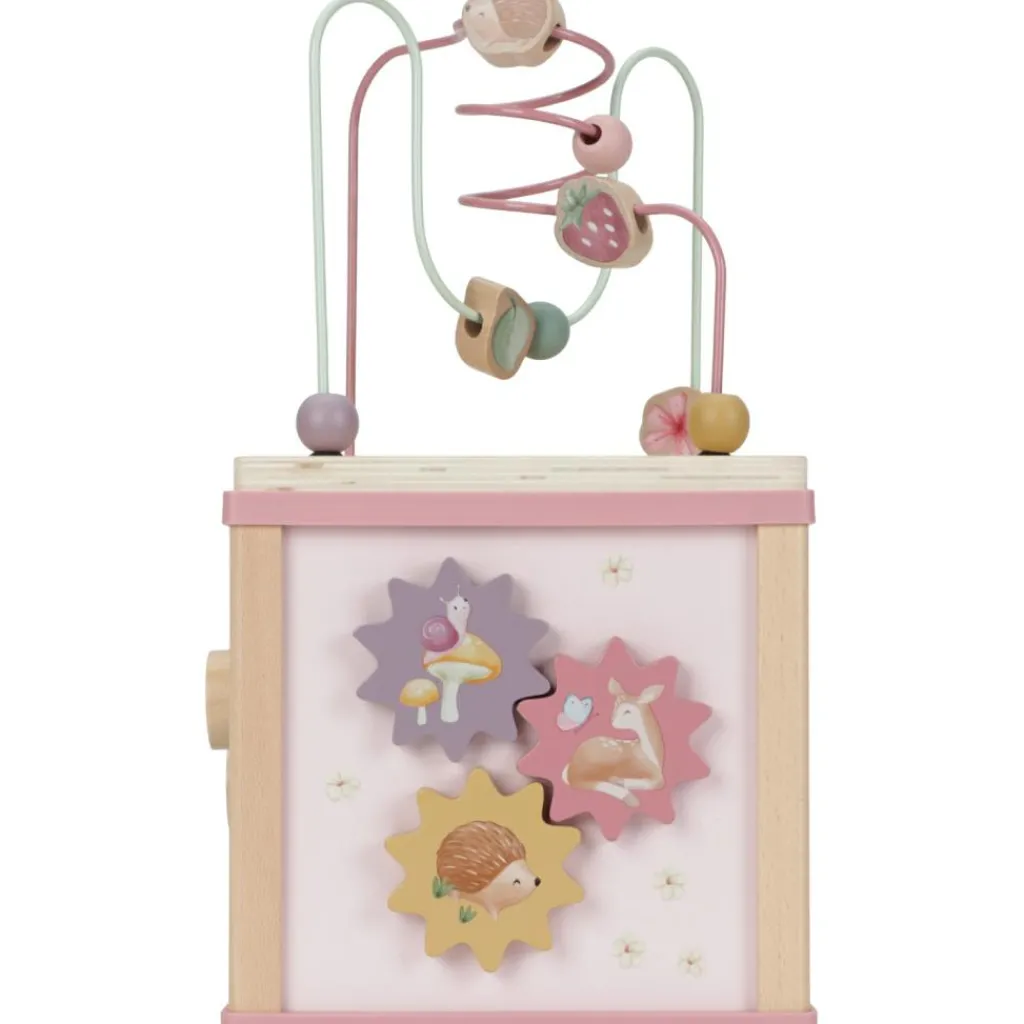 Sale Cube d'activités en bois FSC Fairy Garden Balle / Cube D'Activités