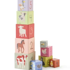 Outlet Cubes à empiler en carton Aiden Jouet À Empiler