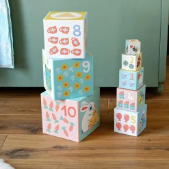 Discount Cubes empilables BabyBloki (10 pièces) Jouet À Empiler