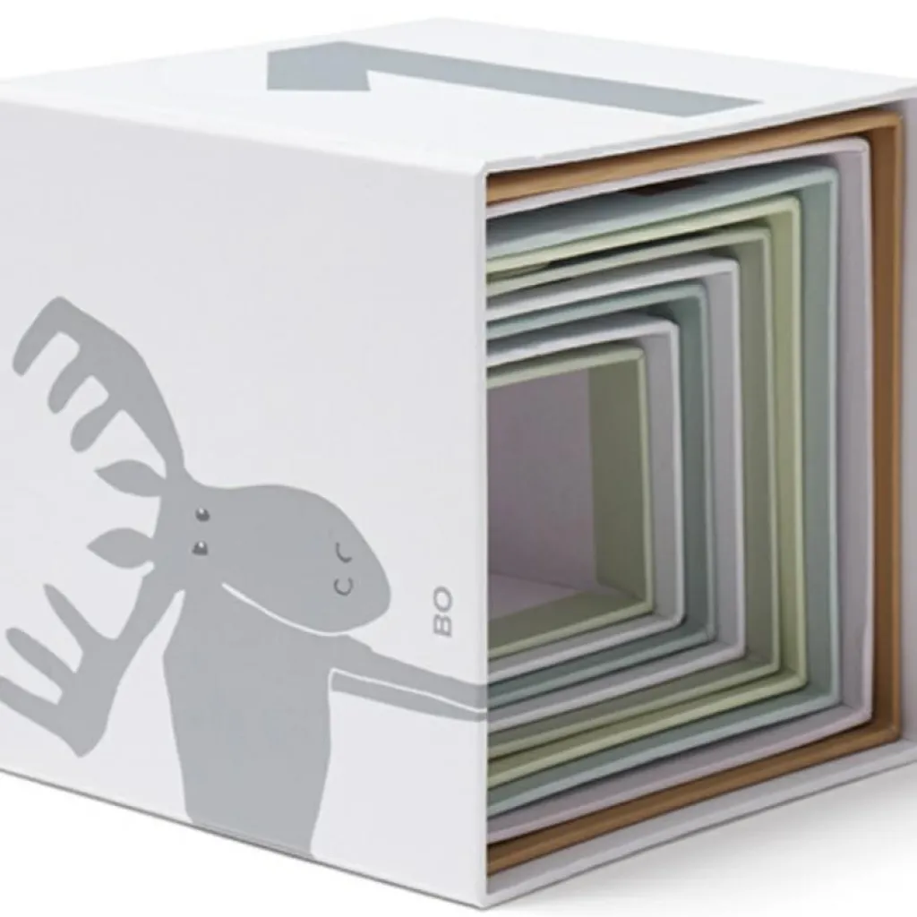 Discount Cubes empilables Edvin (10 pièces) Jouet À Empiler