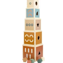 Outlet Cubes empilables en bois Jouet À Empiler