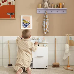 Discount Cuisine avec lave-vaisselle Kid's Hub blanche Enfant Cuisine Enfant