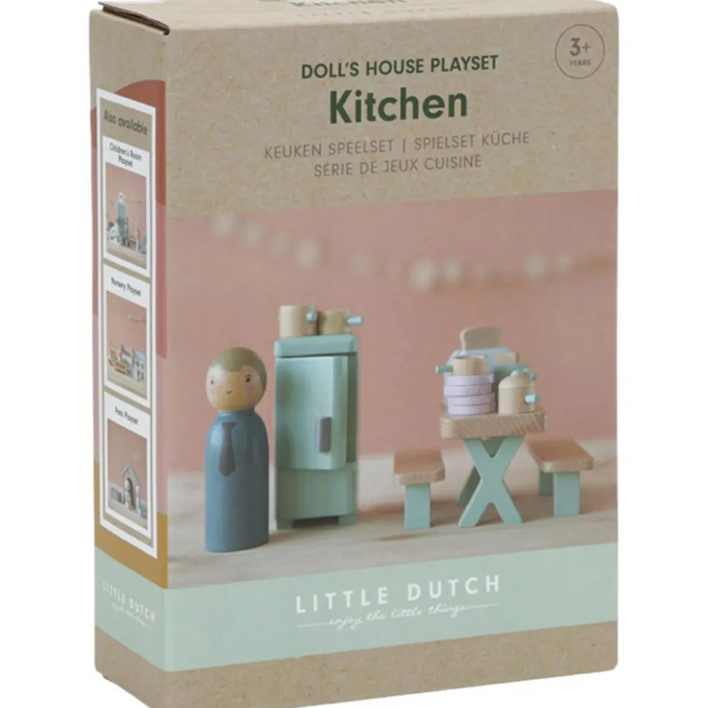 Online Cuisine et accessoires en bois pour maison de poupées Accessoires Pour Univers De Jeu