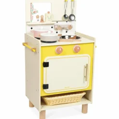 Clearance Cuisinière en bois Mamie Soleil (11 pièces) Enfant Cuisine Enfant