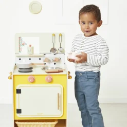 Clearance Cuisinière en bois Mamie Soleil (11 pièces) Enfant Cuisine Enfant