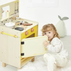 Clearance Cuisinière en bois Mamie Soleil (11 pièces) Enfant Cuisine Enfant