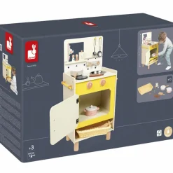 Clearance Cuisinière en bois Mamie Soleil (11 pièces) Enfant Cuisine Enfant