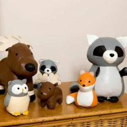 New Denver le Raton laveur musical Peluche Musicale