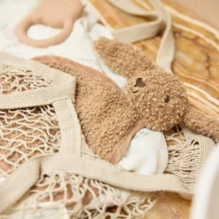 Doudou attache sucette Bunny Riverside Doudou Attache Sucette