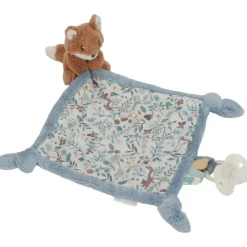 New Doudou attache sucette carré renard Forest Friends Doudou Attache Sucette