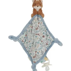 New Doudou attache sucette carré renard Forest Friends Doudou Attache Sucette