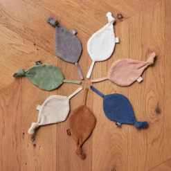 Hot Doudou attache sucette feuille Ash Green Doudou Attache Sucette