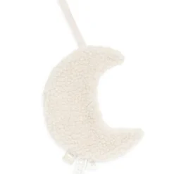 Doudou attache sucette Lune Nougat Doudou Attache Sucette