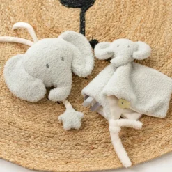 Outlet Doudou attache sucette Teddy Eléphant Gris Doudou Attache Sucette