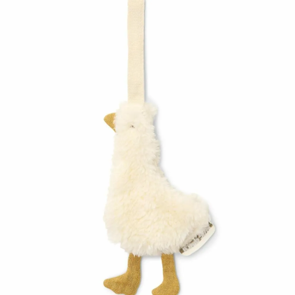 New Doudou attache-tétine en gaze de coton Oie Doudou Attache Sucette