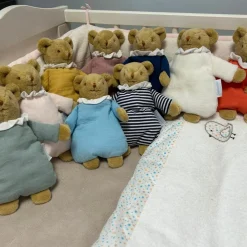 Doudou avec hochet Ours Marinière Hochet